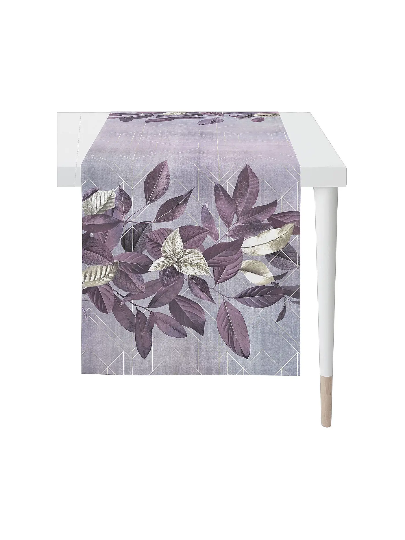 APELT | Tischläufer 48x140cm HERBSTZEIT lila | 